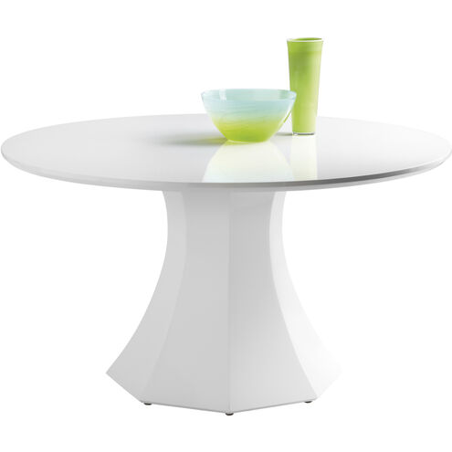 Sanara 55 X 30.75 inch High Gloss White Dining Table